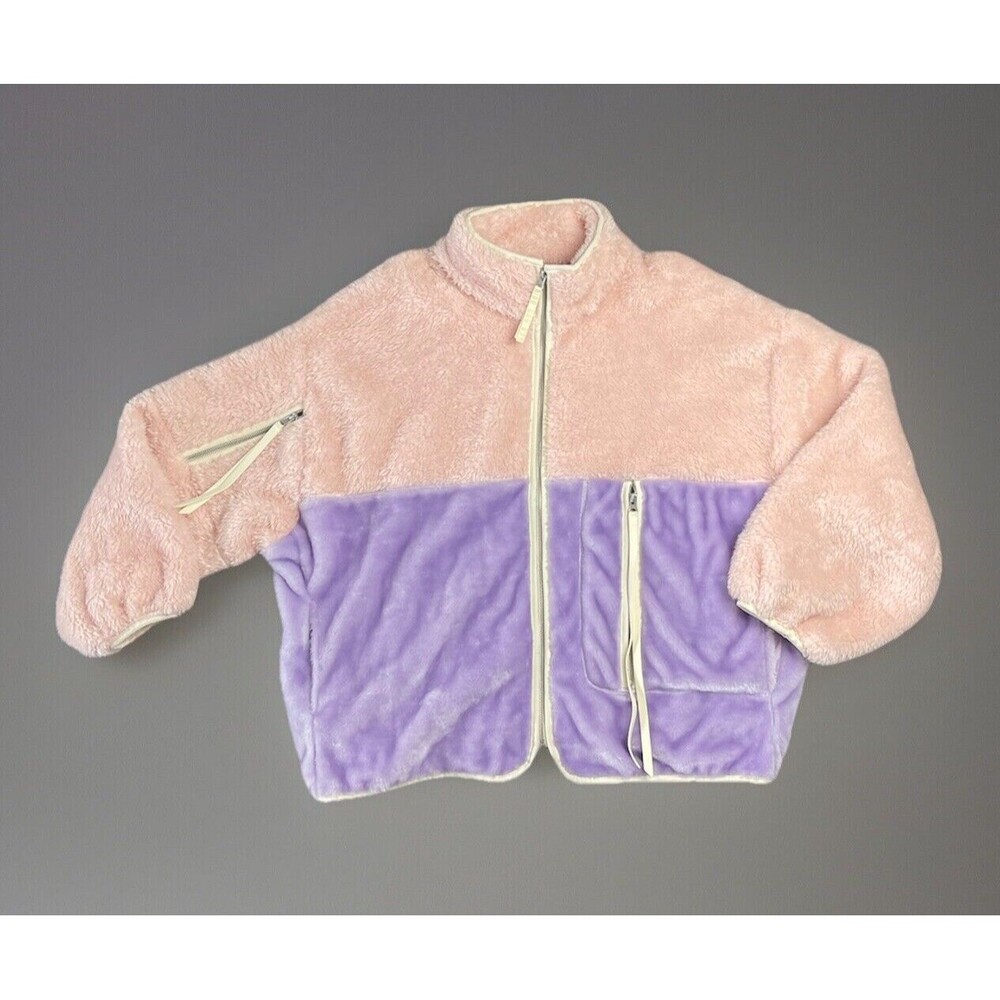 UGG Marlene Sherpa Jacket II Women Size Medium Full Zip Pink Purple NWT $138